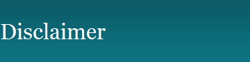 Disclaimer
